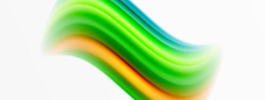 Gökkuşağı rengi ipekten bulanık arka plan beyaz, göz kamaştırıcı bir şekilde canlı arkaplan. Göz kamaştırıcı renk karışımı gökkuşağını, ipeksi ve zarif dalgalı deseni anımsatıyor.