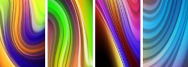 Duvar kağıdı, kartvizit, kapak, poster, afiş, broşür, başlık, web sitesi için sıvı renk dalgaları posteri