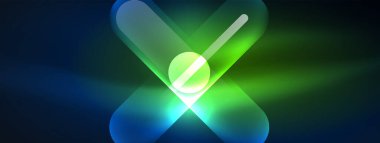 Soyut tasarım, neon ışıklı efektlerle titreşir. Karanlığın içinde büyüleyici bir parıltı yayar. Gözü canlı enerjisiyle büyüler. Cam daireler parlak ışık efektleri