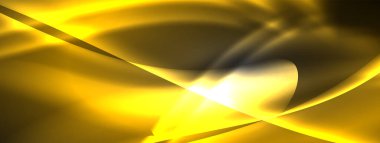 Duvar kağıdı, kartvizit, kapak, poster, afiş, broşür, başlık, web sitesi için neon ışık efektli satır ve dalgalar