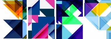 Duvar kağıdı, kartvizit, kapak, poster, afiş, broşür, başlık, web sitesi için üçgen poster