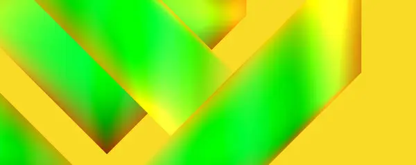 Neon Rengi Soyut Geometrik Şekiller Arkaplan Tasarımı Duvar Kağıdı Sancak — Stok Vektör