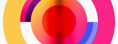 Yuvarlak elementler ve daireler geometrik minimum bileşim arka planı. Duvar Kağıdı, Sancak, Arkaplan, Kart, Kitap İllüstrasyonu, İniş Sayfası