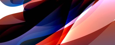 Dalga çizgileri ve dinamik geometrik tasarım. Duvar Kağıdı, Sancak, Arkaplan, Kart, Kitap İllüstrasyonu, İniş Sayfası