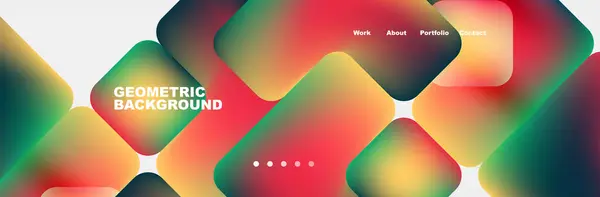 Teal Flüssige Farbe Hintergrunddesign Für Die Zielseite Website Flüssiges Gefälle — Stockvektor