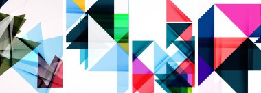 Duvar kağıdı, kartvizit, kapak, poster, afiş, broşür, başlık, web sitesi için üçgen poster