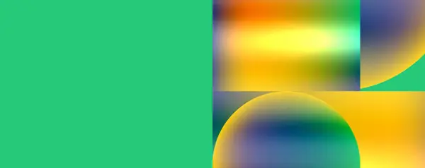 Konzept Der Formen Neonfarbener Flüssigkeitsverläufe Vektor Illustration Für Tapeten Banner — Stockvektor