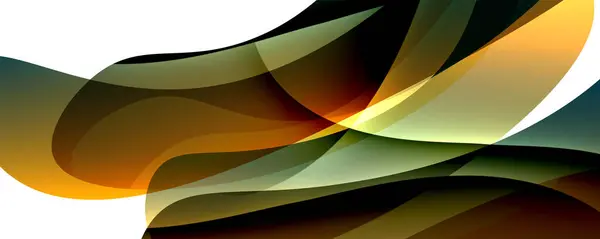 Трендированный Простой Флюидный Фон Эффектом Динамической Волновой Линии Векторная Иллюстрация — стоковый вектор