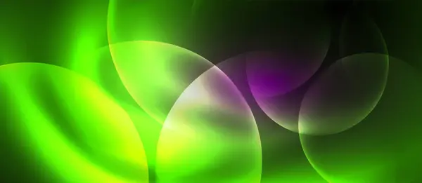 Glänzende Farbe Neon Glühendes Design Vektor Illustration Für Tapeten Banner — Stockvektor