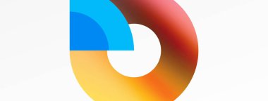 Enerji ve yaratıcılığı sembolize eden, elektrik mavisi renkli ve gölgeli canlı bir daire beyaz bir arkaplana karşı duruyor. Bu makro fotoğrafçılık grafiklerin karmaşık detaylarını yakalar