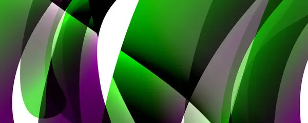 Красочный Абстрактный Фон Оттенками Зеленого Пурпурного Симметричные Узоры Крупным Планом — стоковый вектор