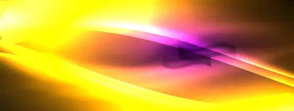 Magnifique Gros Plan Lumières Orange Violettes Vibrantes Sur Fond Sombre — Image vectorielle
