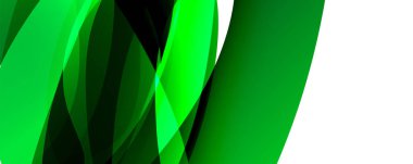 Beyaz arka planda duran yeşil yapraklı bir karasal bitki. Elektrik mavisi, morumsu ve yeşilin canlı renkleri sıvı çimene benzeyen güzel bir desen oluşturur.