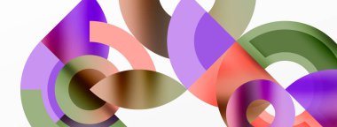 Eflatun, mor daireler ve taç yapraklarının canlı bir karışımını içeren büyüleyici bir sanat eseri, beyaz arka planda yaratıcı sanatlar ve karmaşık desenler sergiliyor.