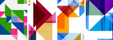 Mor, mor ve gök mavisi tonlarında sayısız canlı üçgenler ve dikdörtgenler beyaz bir arkaplan oluşturarak dinamik ve görsel olarak çarpıcı bir tekstil tasarımı oluşturur.