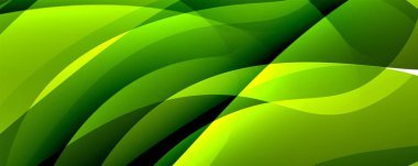 Canlı, yeşil ve sarı soyut bir arkaplan karasal bir bitkiyi andırıyor. Model ve simetri makro fotoğrafçılığı hatırlatan sanatsal bir görüntü yaratır.