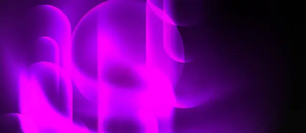 Una Luz Púrpura Está Emitiendo Tono Vibrante Fondo Oscuro Creando — Vector de stock