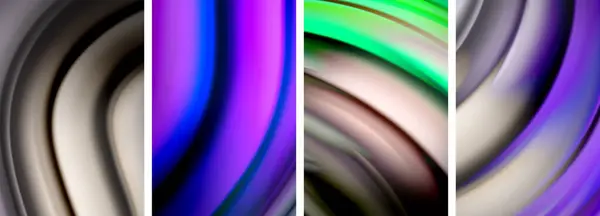 Die Farbigkeit Wird Durch Eine Collage Aus Purpur Violett Magenta — Stockvektor