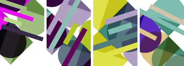 Tejido Vibrante Formas Geométricas Coloridas Tonos Púrpura Violeta Que Asemeja — Archivo Imágenes Vectoriales