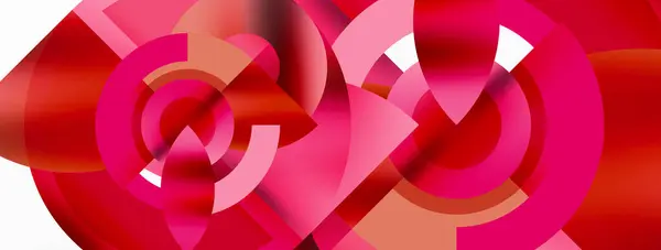 Close Vibrant Pink Magenta Heartshaped Petal Crisp White Background Resembling — Stock Vector