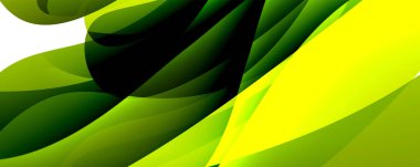 Karasal bir bitkiden yeşil ve sarı bir yaprağın makro fotoğrafları beyaz arka planda karmaşık desenler ve renklerle doğanın güzelliğini gözler önüne seriyor.