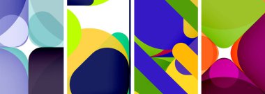 Beyaz bir zemin üzerindeki dikdörtgenlerdeki renk kalıplarının canlı bir kolajı, sanatsal bir organizmaya benziyor. Renkli renklerin ve gölgelerin birleşimi büyüleyici bir sanat ve teknoloji gösterisi yaratıyor.