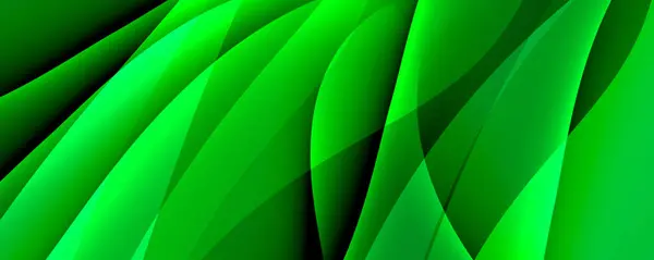 Primo Piano Una Foglia Verde Vibrante Che Mostra Motivi Intricati — Vettoriale Stock