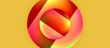 Sarı arka planda mor, carmine ve sarı tonlarda dairesel bir yaprak tasarımının canlı optik yanılsaması. Simetrik ve büyüleyici, makro fotoğrafçılık ve sanat meraklıları için mükemmel.