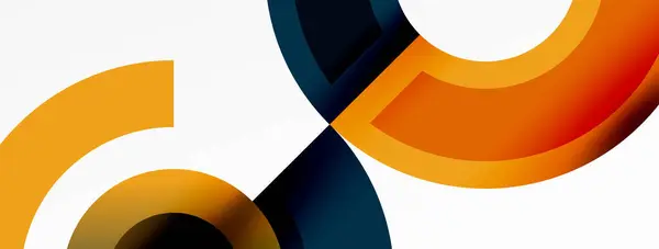 Blue Orange Infinity Symbol White Background High Quality Vektorgrafiken