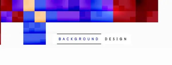 Colorfulness Red Blue Purple Checkered Background White Border Creates Vibrant — Stock Vector