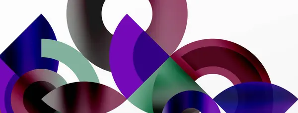 Artwork Features Vibrant Mix Colors Purple Violet Magenta Electric Blue — Stock Vector