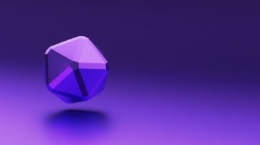 3d düşük polyester soyut metalik geometrik şekil tekno arkaplan