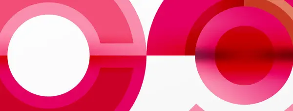 一个充满活力的粉红色圆圈 中心有一个白色圆圈 展示色泽 对称和特写 电蓝色的弹出增加了图案的深度 矢量图形