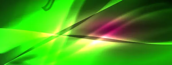 Uno Sfondo Verde Con Una Luce Viola Che Esce Esso — Vettoriale Stock