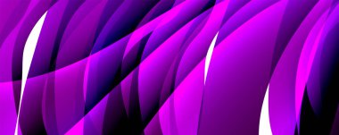 Mor ve siyah soyut bir arkaplanın bilgisayar tarafından oluşturulmuş görüntüsü. Yüksek kalite