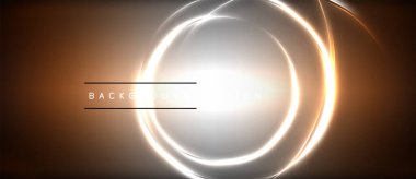 Işıldayan bir otomotiv aydınlatma çemberi makro fotoğraf çekiminde koyu kahverengi bir arka plan üzerine kurulmuş, parlayan bir daire etkisi yaratır.