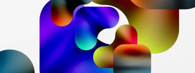 Geometrik soyut şekilli metalik sıvı rengi. Duvar Kağıdı, Sancak, Arkaplan, Kart, Kitap İllüstrasyonu, İniş Sayfası