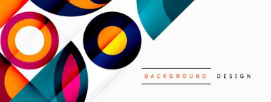 Elektrik mavisi daireleri ve beyaz arkaplanda simetrik desenli üçgenleri olan canlı bir sanat eseri. Kapanış makro fotoğrafçılık grafik kirpik ayrıntılarını gösterir