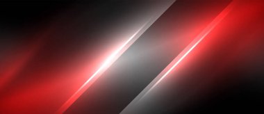 Gökyüzünde mor ve mavi renkli bir lens parlaması siyah bir arkaplana karşı görünür ve uzay sanat olayında görsel bir etki yaratır.