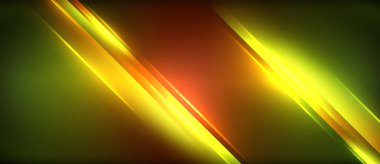 Gün batımındaki gökyüzünü andıran, parlak sarı ve turuncu çizgilerden oluşan canlı ve renkli bir desen. Makro fotoğrafçılık, gaz benzeri tasarımın karmaşık detaylarını yakalıyor