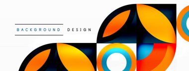 Yazı tipi ve sanat, beyaz arkaplanda daireler ve kareler içeren canlı bir tasarım ile birleşir. Otomotiv tekerlek sisteminden esinlenen elektrik mavi logosu bir tabloya benzeyen dinamik bir desen oluşturuyor.