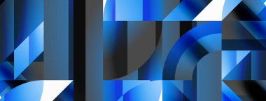 Üçgenleri ve daireleri olan geometrik minimalizm. Temel şekillerin karışımı huzur verici, görsel olarak memnun edici kompozisyonlar yaratıyor. Duvar kağıdı, afiş, arkaplan, iniş sayfası, duvar sanatı, davetiye, baskılar