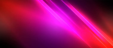 Mor, pembe ve mor tonlarda, mavi köşegen çizgileri olan canlı, yeni renkli bir arkaplan. Grafikler cesur ve çarpıcı bir model oluşturuyor.