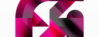 Parlak daire, kare, üçgen minimalist geometrik arkaplanı şekillendirir. Gösterişli, çağdaş tasarım dijital tasarımlar, sunumlar, web sitesi afişleri, sosyal medya paylaşımları için biraz sofistike