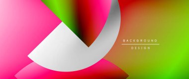 Daireler ve eğimli yuvarlak şekiller. Asgari soyut arkaplan, yuvarlak geometrik şekiller, temiz ve yapılandırılmış tasarım