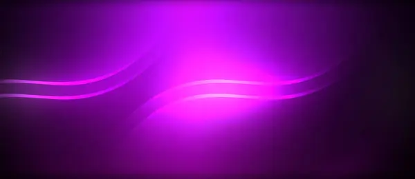 Una Luz Violeta Resplandece Sobre Oscuro Telón Fondo Emitiendo Aura Gráficos vectoriales