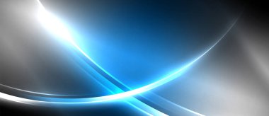 Neon parlak parlak çizgiler arka plan. Vektör illüstrasyonu