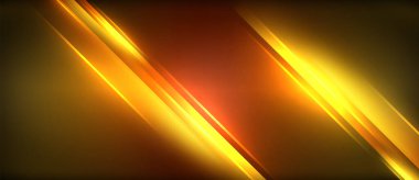 Parlayan kehribar ve turuncu renkli ve koyu arkaplandaki gölgelerin artistik deseni otomotiv aydınlatmasına benzer. Gökyüzü tonu kurnaz yazı tipine biraz sıcaklık ve gaz katar.