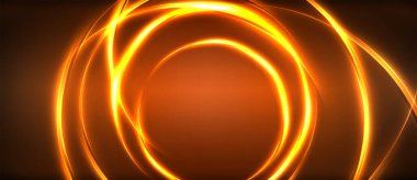 Neon parlak parlak çizgiler arka plan. Vektör illüstrasyonu