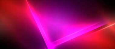 Mor ve morumsu bir ışık demeti, koyu bir arkaplana karşı elektrik mavisi rengini aydınlatır.